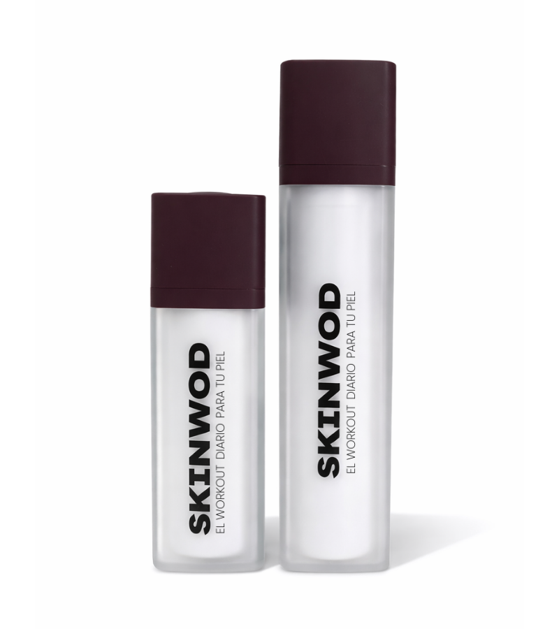 pack duo recovery serum y crema facial hombre para deportistas